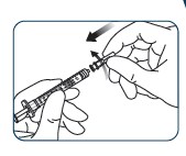Introdução da agulha para injeção